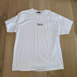 New Look Original Content White Tee Shirt Size Large